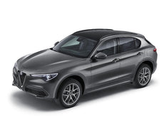 Alfa Romeo Stelvio Glossy Black Roof Rails - vehicles w/o sunroof