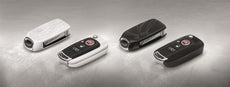 Fiat Tipo Key Covers, Matt White & Black/Grey Fantasy 2-Piece