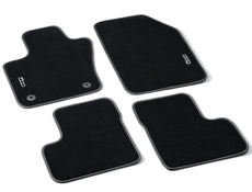 Genuine Fiat 500X Velour Carpet Floor Mats, Black