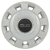 Fiat 500 (83) Wheel Cap, Beige/Chrome