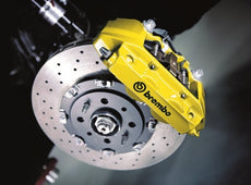 Abarth 500/595 Brake System by Brembo, YELLOW