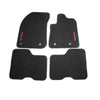 Alfa Romeo Giulietta TCT Carpet Mats, Red Block Style Lettering RHD