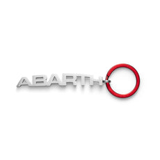 Abarth Metal Key Ring, Red
