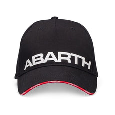 Abarth Cap, Classic Black Cotton