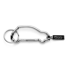 Fiat 500 Key Ring, Metal Wire