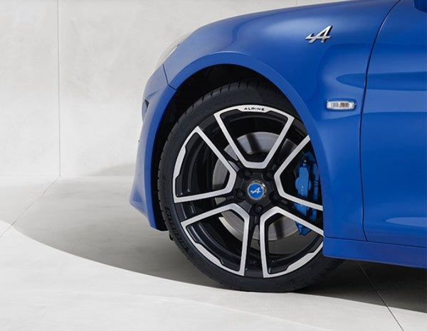 Alpine Rim S110 Alpine A110 Rim Cap, Blue with Chrome | 6020080057