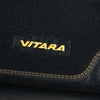 Suzuki Vitara Carpet Mat Set, with yellow logo & stitching RHD