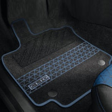 Renault Clio (4) Textile Floor Mats, Premium Blue RHD