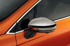 Renault Clio/Megane Door Mirror Covers, Chrome Finish