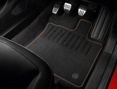 Renault Captur Floor Mats, Textile - Orange RHD