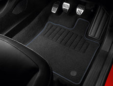 Renault Captur Floor Mats, Textile - Blue RHD