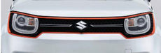 Suzuki Ignis Front Grille, Orange Coloured Surround Trim