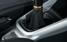 Suzuki Vitara Leather Boot, Black/Yellow Coloured Stitching 5MT