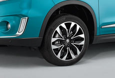 Suzuki Alloy Wheel 17" Misti, Black Diamond-Cut