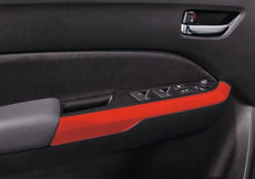 Suzuki Vitara Interior Coloured Door Trim Set, Bright Red