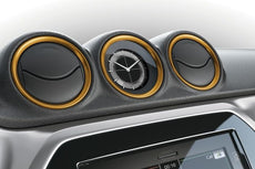 Suzuki Vitara Coloured Trim Ring Set, Solar Yellow