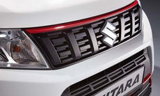 Suzuki Vitara Front Grille Upper Accent Line, Bright Red