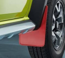 Suzuki Jimny Mudflap Set, Front - Flexible Red