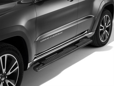 Black Aluminium Sidesteps - Jeep Grand Cherokee