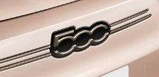 Brass Front Logo - Fiat 500e
