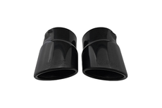 Black Exhaust Tips, Pair - Jeep Grand Cherokee