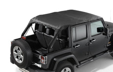 Jeep Wrangler (JK) Black Premium Hard Top Sun Bonnet Cover 4-Door Version