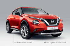 Nissan Juke (F16E) Front Lip Finisher & Side Finishers, Silver