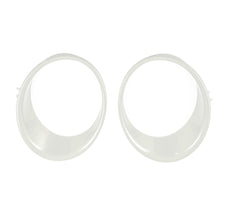 Nissan Juke White Headlamp Finishers w/o HL Washers