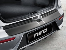 Black Rear Bumper Protection Foil - Kia E-Niro 2019-Present