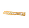 Mitsubishi L200 (S4) BARBARIAN Badge, Chrome