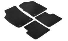 Genuine Fiat 500 Luxury Carpet Floor Mats, Black