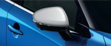 Nissan Silver Mirror Caps / Covers - All New Qashqai 2021 - J12