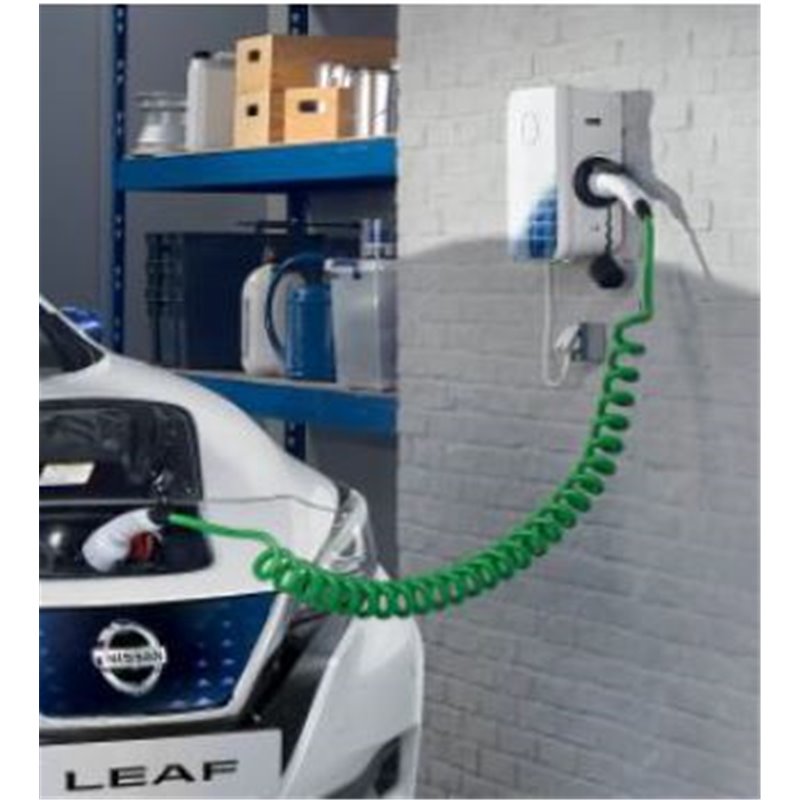 Spiral Charging Cable (9m) T2 / T2 - Nissan Leaf
