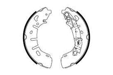 Brake Shoe Set - Fiat Doblo