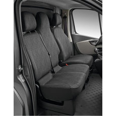Genuine Renault Traffic Aquila seat covers - Front (driver’s, passenger bench seat 1 backrest/2 seats & 3 headrests)