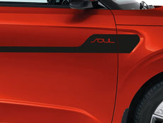 Genuine Kia Soul EV (SK3) - Body Decals Razor, Black