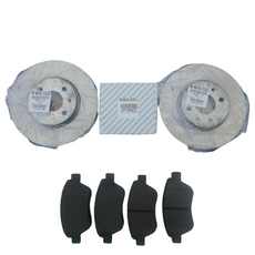 Front Disc & Break Pads Kit - Fiat Panda 2003-2009